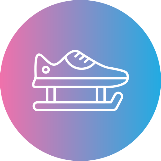 Skate shoes Generic gradient fill icon