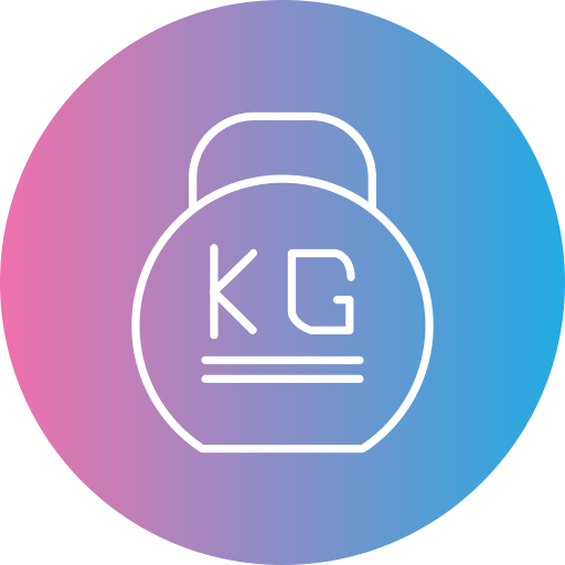 Weight Generic gradient fill icon