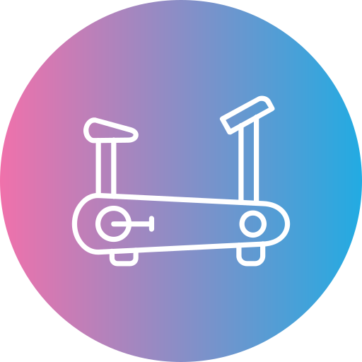 Stationary bicycle Generic gradient fill icon