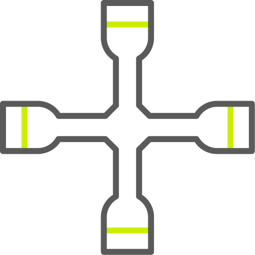 soporte de rueda Generic color outline icono