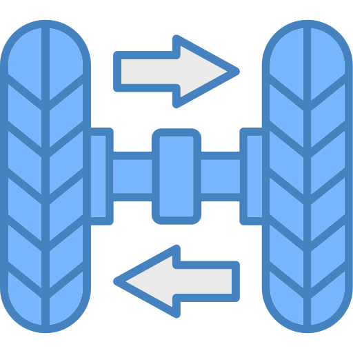 Wheel alignment Generic color lineal-color icon