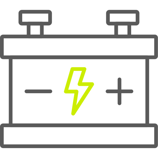 車の電池 Generic color outline icon