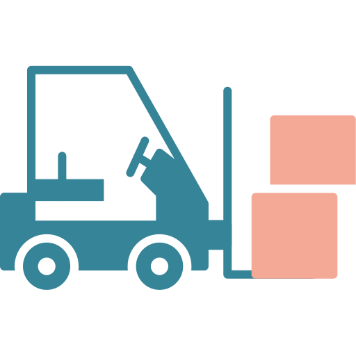 Lift truck Generic color fill icon