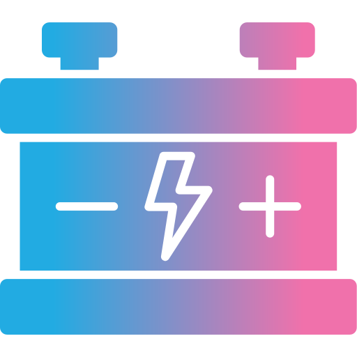 Автомобильный аккумулятор Generic gradient fill иконка