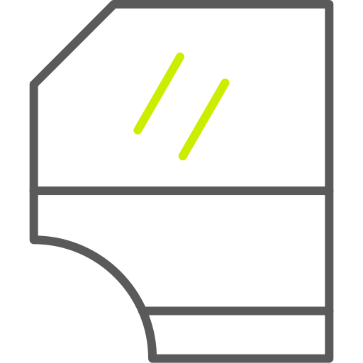車のドア Generic color outline icon