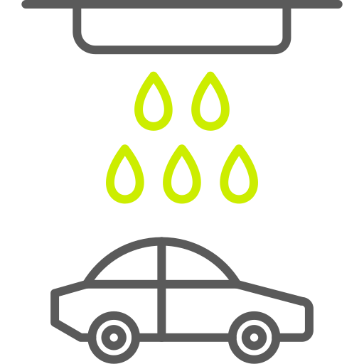 myjnia samochodowa Generic color outline ikona