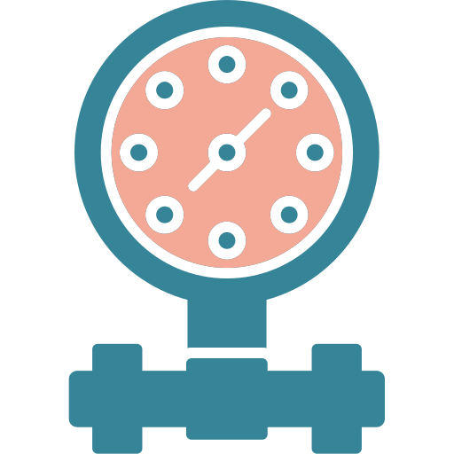 Pressure gauge Generic color fill icon