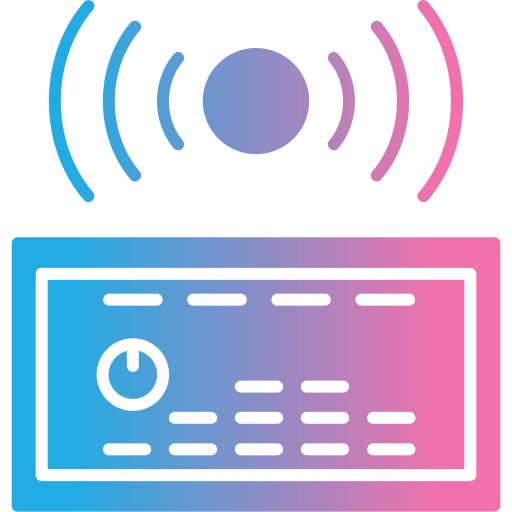 systeme audio Generic gradient fill Icône