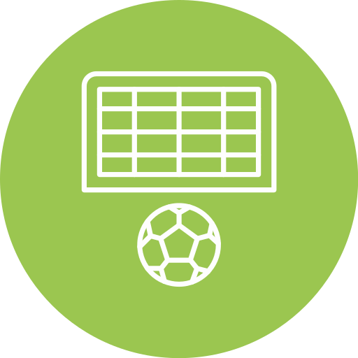 Football goal Generic color fill icon