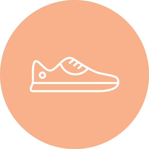 scarpa da ginnastica Generic color fill icona