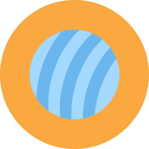 pelota de ejercicio Generic color fill icono