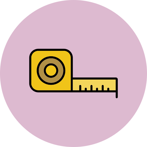 측정 테이프 Generic color lineal-color icon