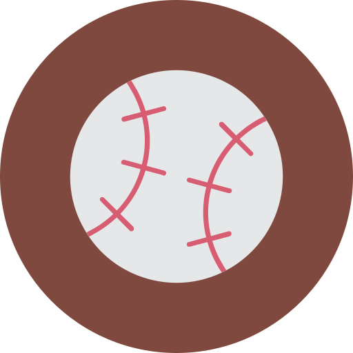 béisbol Generic color fill icono