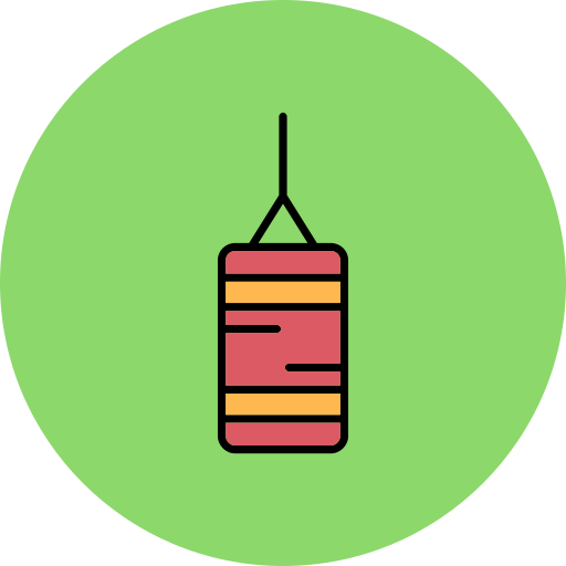 Punching bag Generic color lineal-color icon