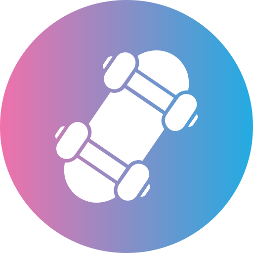 patineta Generic gradient fill icono