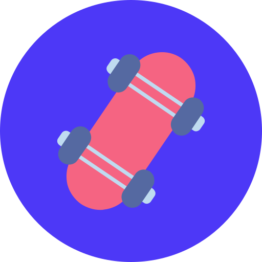 patineta Generic color fill icono