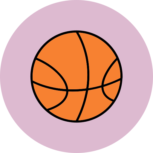 Basket ball Generic color lineal-color icon