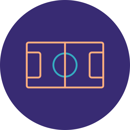 Football field Generic color lineal-color icon
