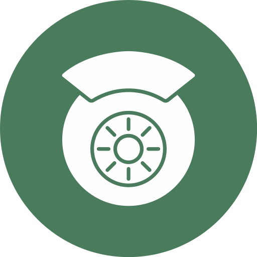 Brake disc Generic color fill icon