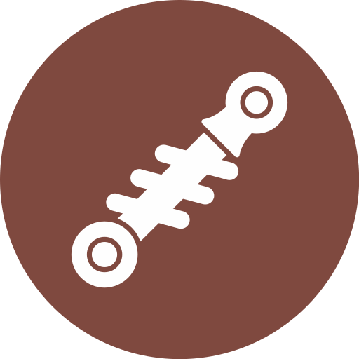 Shock absorber Generic color fill icon