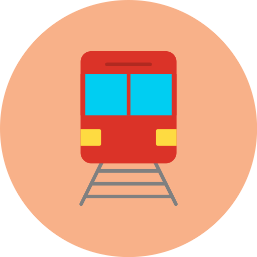 Train Generic color fill icon
