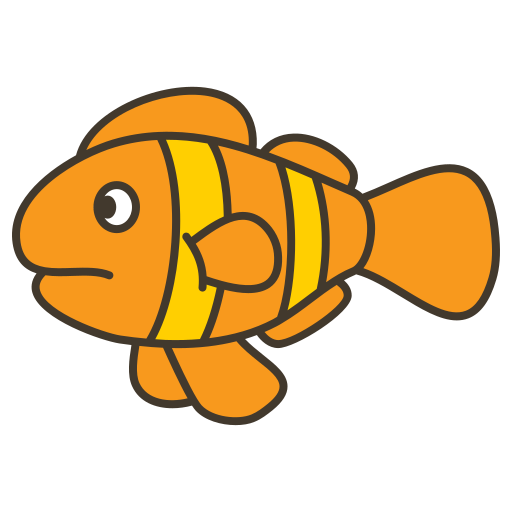 pesce pagliaccio Generic color lineal-color icona