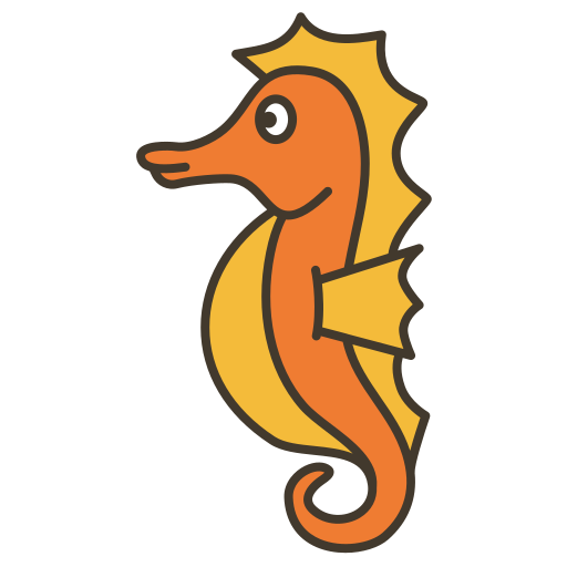 Seahorse Generic color lineal-color icon