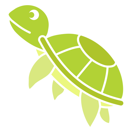 Черепаха Generic color fill иконка