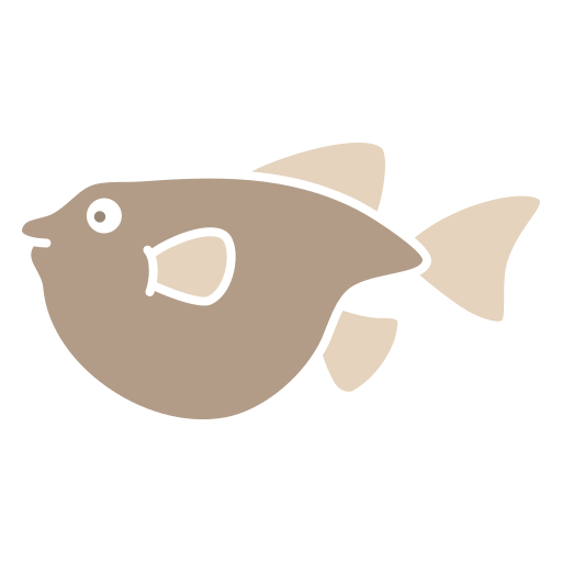 рыба фугу Generic color fill иконка