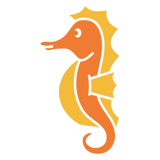 Seahorse Generic color fill icon