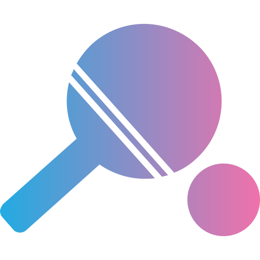 ping-pong Generic gradient fill icona