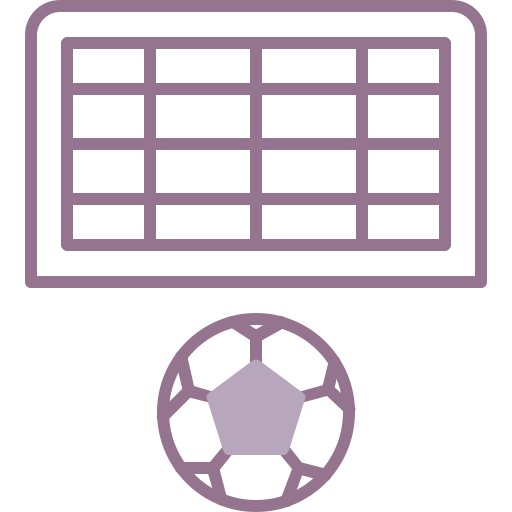 Football goal Generic color lineal-color icon