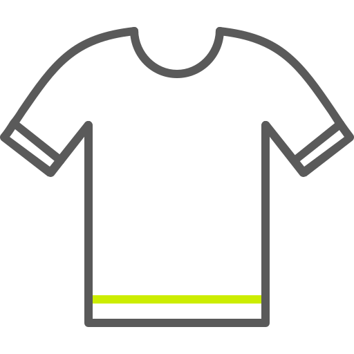camiseta Generic color outline Ícone