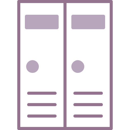 Шкафчики Generic color lineal-color иконка