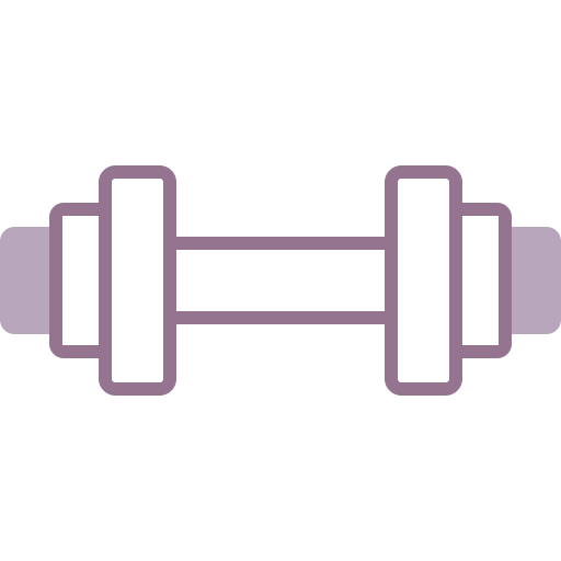 Barbell Generic color lineal-color icon