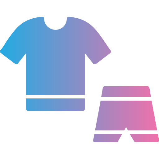 Workout clothes Generic gradient fill icon