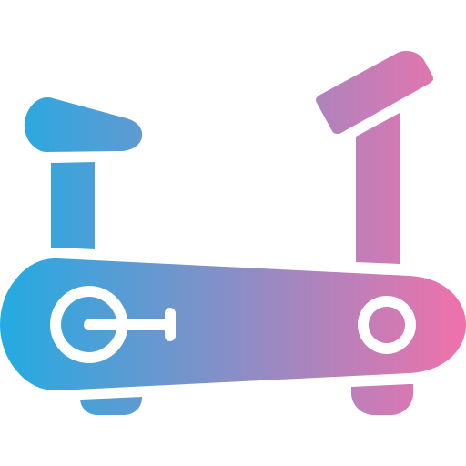 bicicleta estatica Generic gradient fill icono