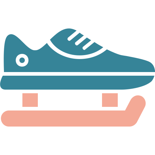 sapatos de skate Generic color fill Ícone