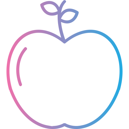 manzana Generic gradient outline icono