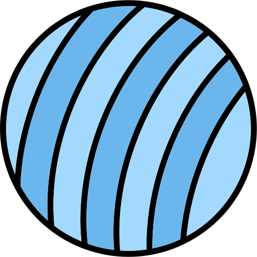 gymnastikball Generic color lineal-color icon
