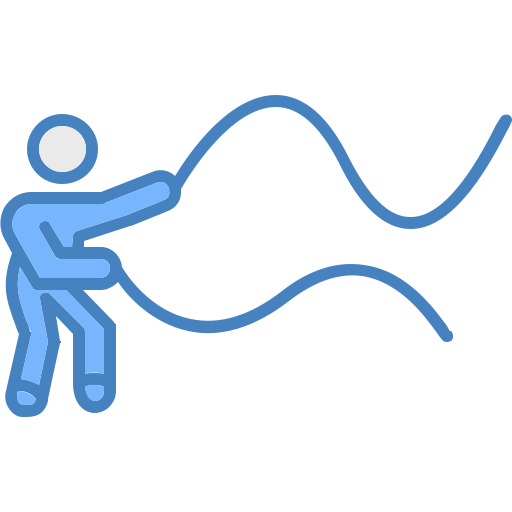 Battle rope Generic color lineal-color icon