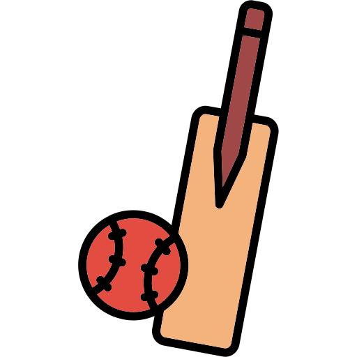 palla da cricket Generic color lineal-color icona