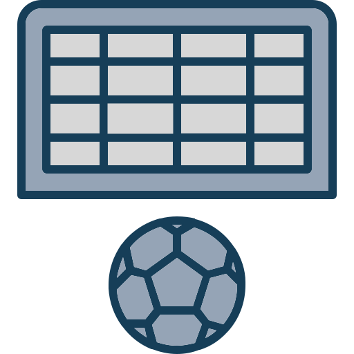 サッカーゴール Generic color lineal-color icon