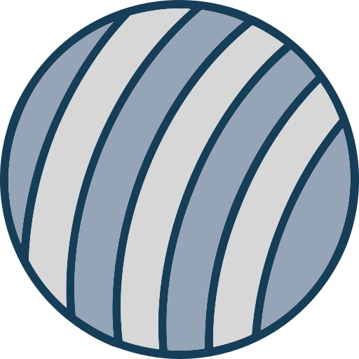 pelota de ejercicio Generic color lineal-color icono