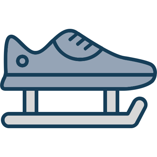 스케이트 신발 Generic color lineal-color icon