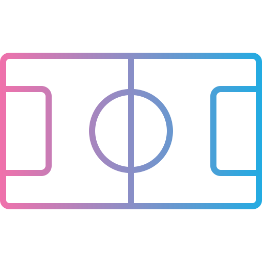 terrain de football Generic gradient outline Icône