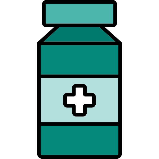 frasco de comprimidos Generic color lineal-color Ícone