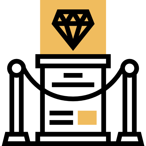 다이아몬드 Meticulous Yellow shadow icon