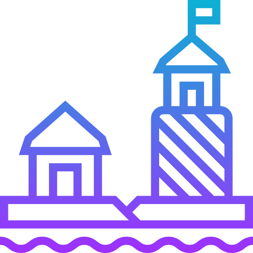 Lighthouse Meticulous Gradient icon
