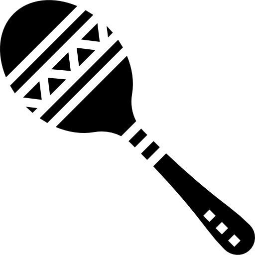 maraca Meticulous Glyph icono